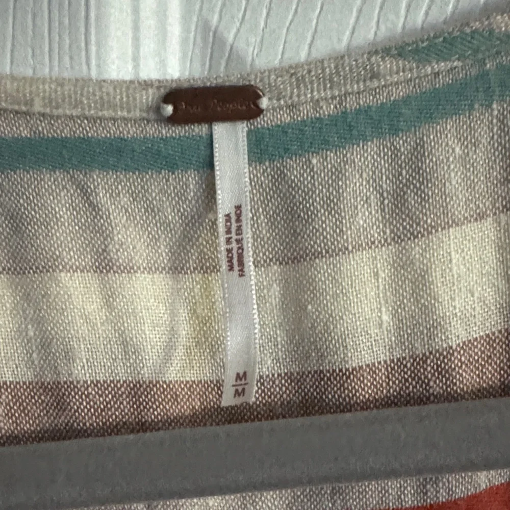 Free People Multicolor Striped Wrap Dress